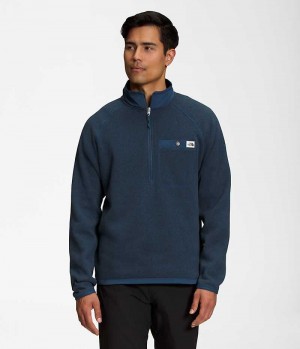 Pullover The North Face Gordon Lyons ¼-Zip Hombre Azules | CL-MOULC