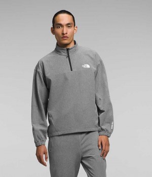 Pullover The North Face Tekware™ Grid ¼-Zip Hombre Gris | CL-DYOGR