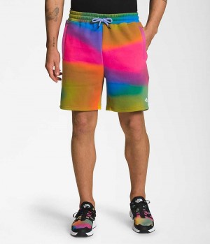 Short The North Face All Over Print Hombre Multicolor | CL-TEMKZ