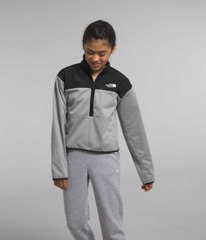 Sudadera The North Face Invierno Warm ½-Zip Niña Gris | CHILE-NTXZB