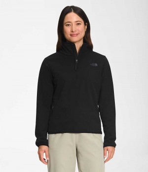 Sudadera The North Face Polar Osito ¼-Zip Mujer Negras | CHILE-USVGE