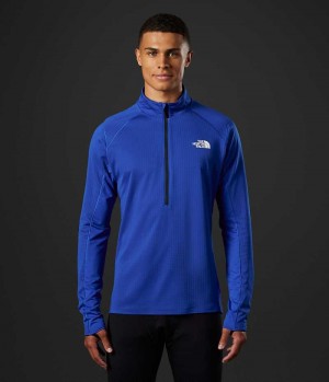 Sudadera The North Face Summit Series Crevasse ½-Zip Hombre Azules | CHILE-RVTWE