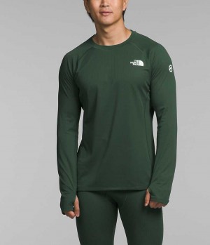 Sudadera The North Face Summit Series Pro 120 Crew Hombre Verde | CHILE-NJATM