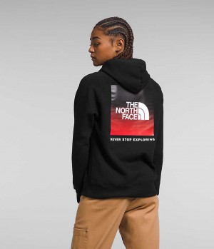 Sudadera con Capucha The North Face Box NSE Pullover Mujer Negras | CHILE-WMRQT