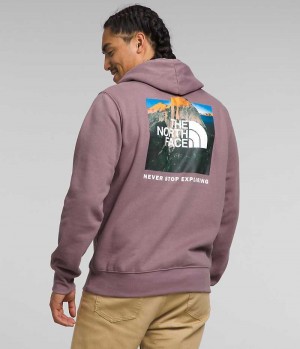 Sudadera con Capucha The North Face Box NSE Pullover Hombre Fucsia | CL-RAPKT