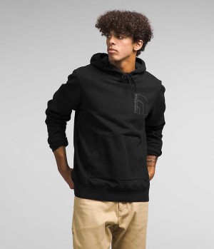 Sudadera con Capucha The North Face Garment Dye Hombre Negras | CHILE-YHPIR