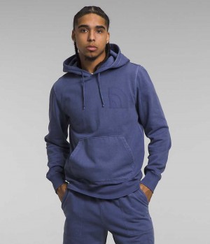 Sudadera con Capucha The North Face Garment Dye Hombre Azules | CHILE-OMYTI