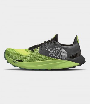 Zapatillas Trail Running The North Face Summit Series VECTIV Sky Hombre Verde Negras | CHILE-ZERAF