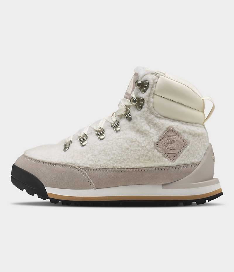 Botas de Invierno The North Face Back-To-Berkeley IV High Pile Mujer Blancas | CL-ZPHWL