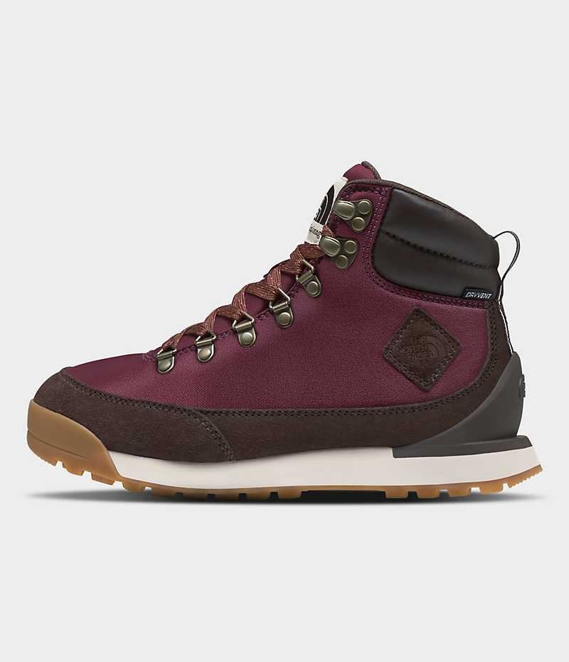 Botas de Invierno The North Face Back-To-Berkeley IV Textil Impermeables Mujer Marrones Fucsia | CHILE-RXAZW