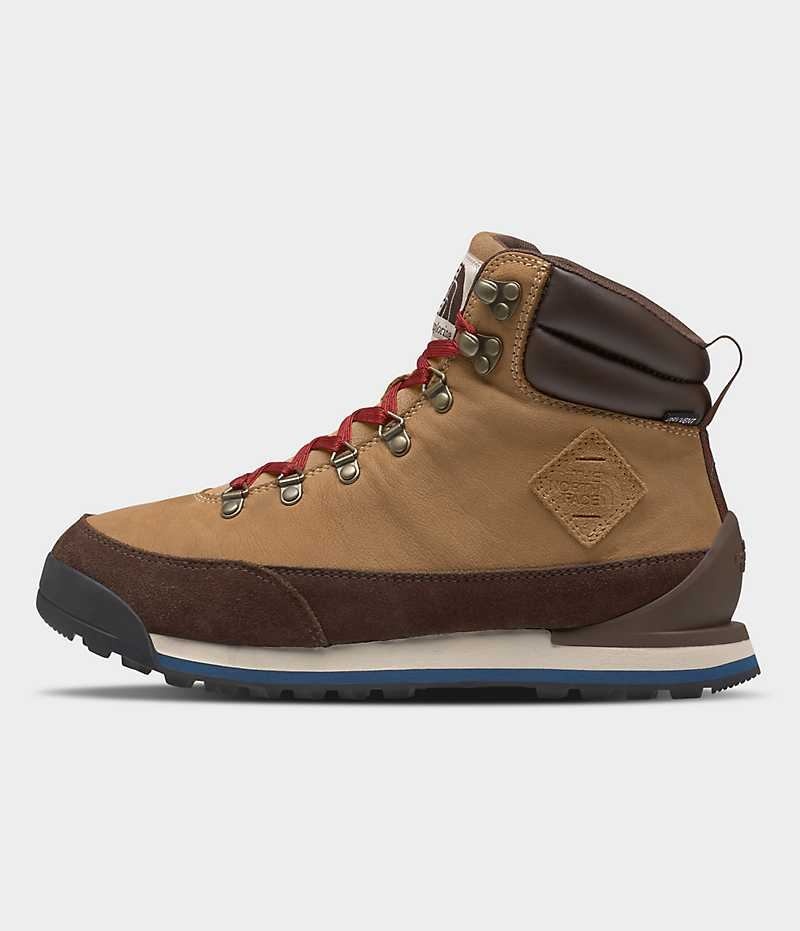 Botas de Invierno The North Face Back-To-Berkeley IV Cuero Impermeables Hombre Marrones | CL-LUKRT