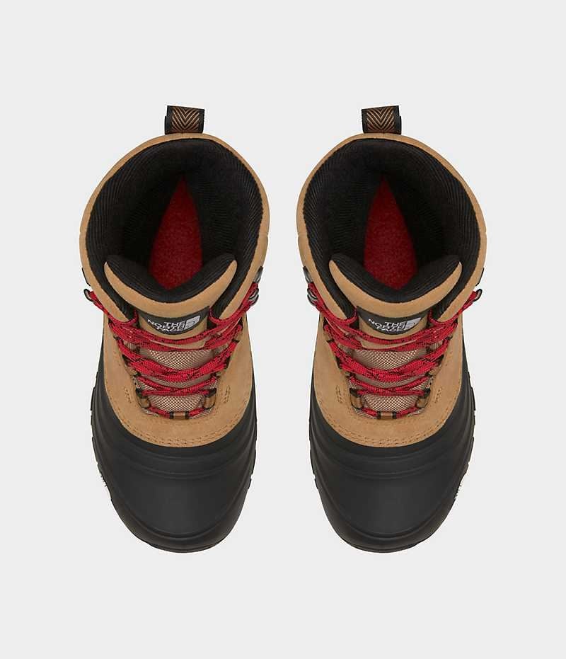 Botas de Invierno The North Face Chilkat V Encaje Impermeables Niño Marrones | CL-ZMOTH