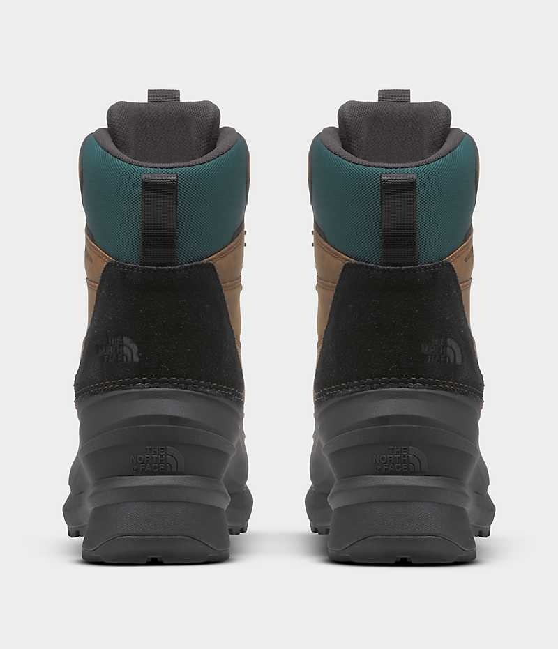 Botas de Invierno The North Face Chilkat V 400 Impermeables Hombre Marrones Negras | CHILE-XBADP