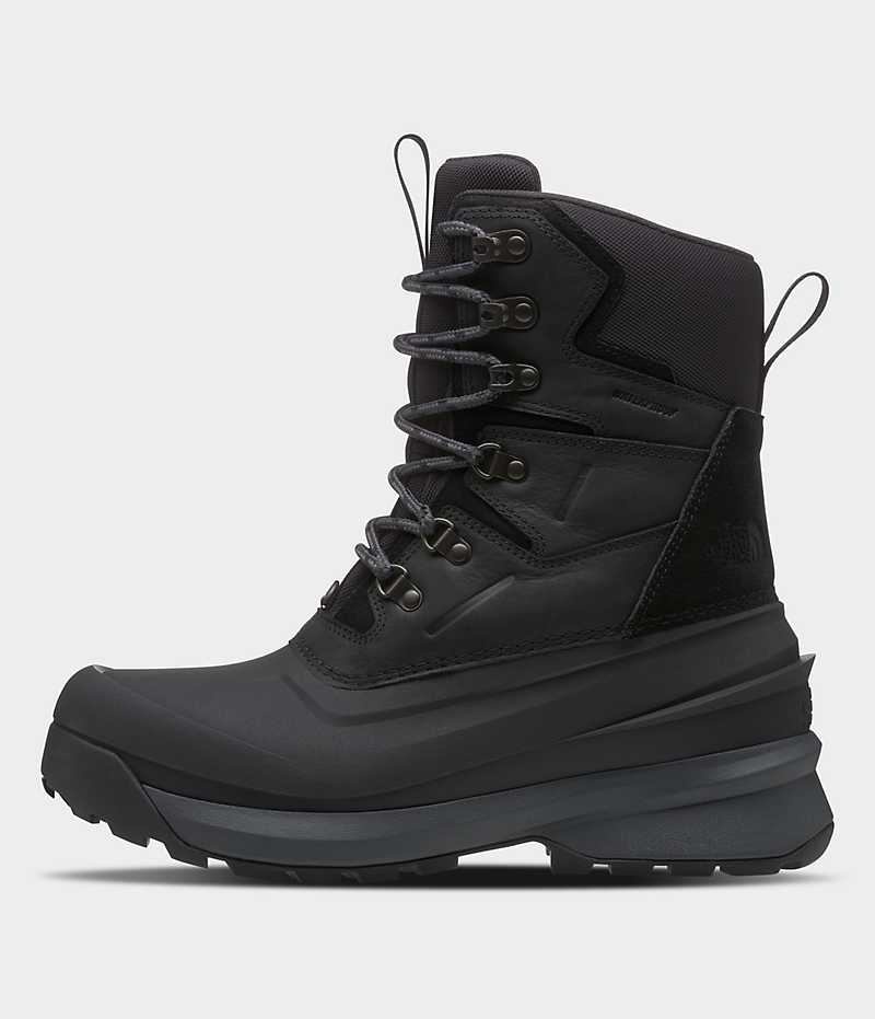 Botas de Invierno The North Face Chilkat V 400 Impermeables Hombre Negras | CL-GPBAO