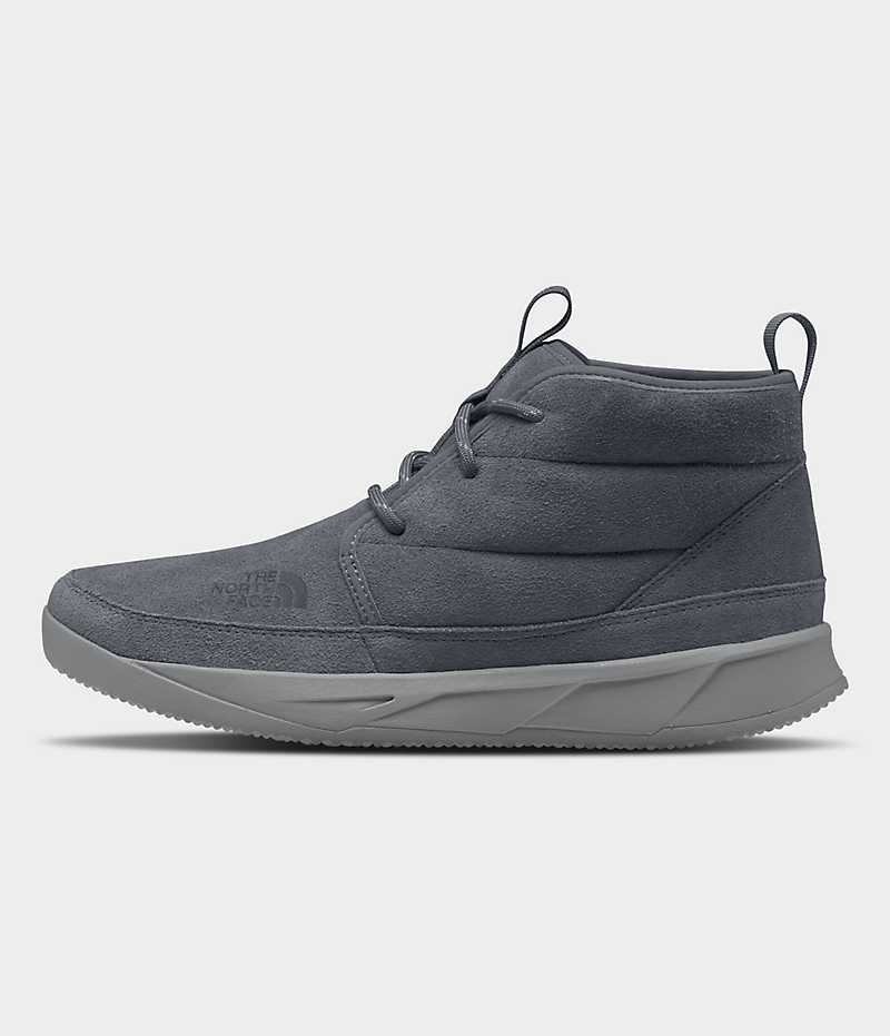 Botas de Invierno The North Face NSE Chukkas Gamuza Hombre Gris | CHILE-IUBYJ