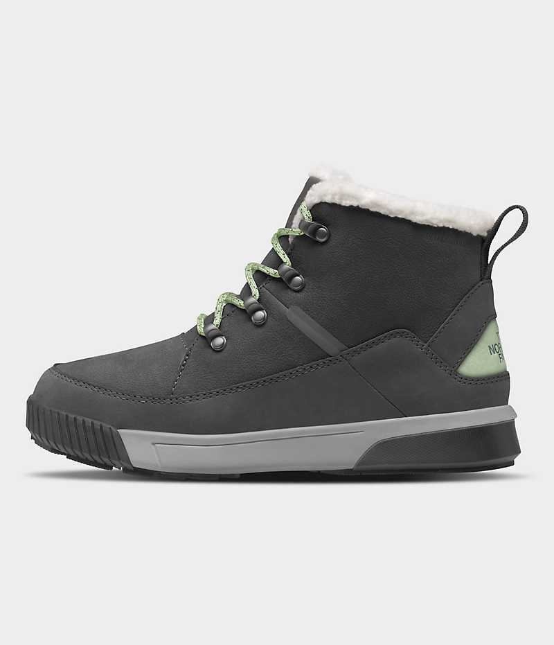 Botas de Invierno The North Face Sierra Mid Encaje Impermeables Mujer Negras | CL-XYDOB