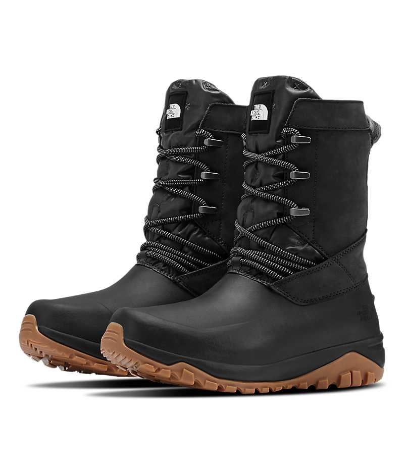 Botas de Invierno The North Face Yukiona Mid Mujer Negras | CL-SPRDH