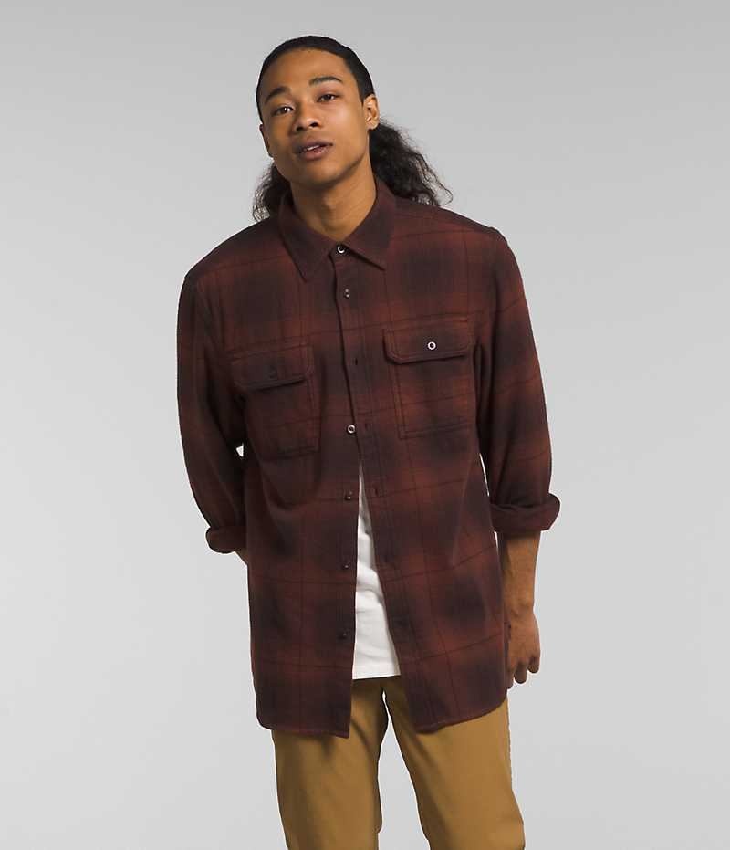 Camisa The North Face Arroyo Flannel Hombre Marrones | CHILE-LZKYV