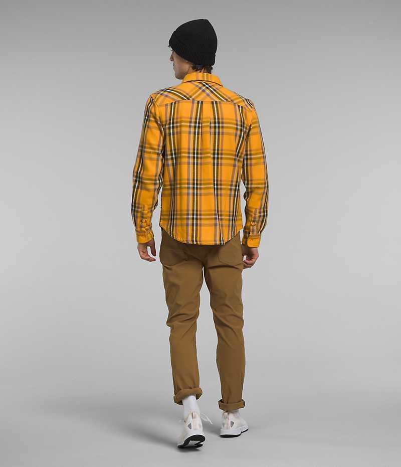 Camisa The North Face Valley Twill Flannel Hombre Doradas | CHILE-DFECW