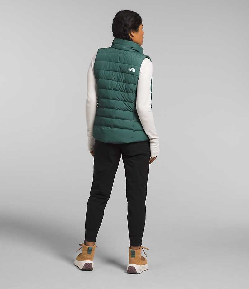 Chaleco The North Face Aconcagua 3 Mujer Verde | CL-LZBOM