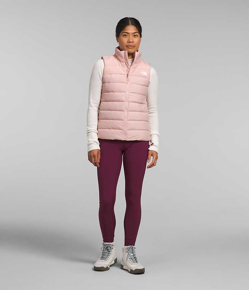 Chaleco The North Face Aconcagua 3 Mujer Rosas | CL-ZAPKN