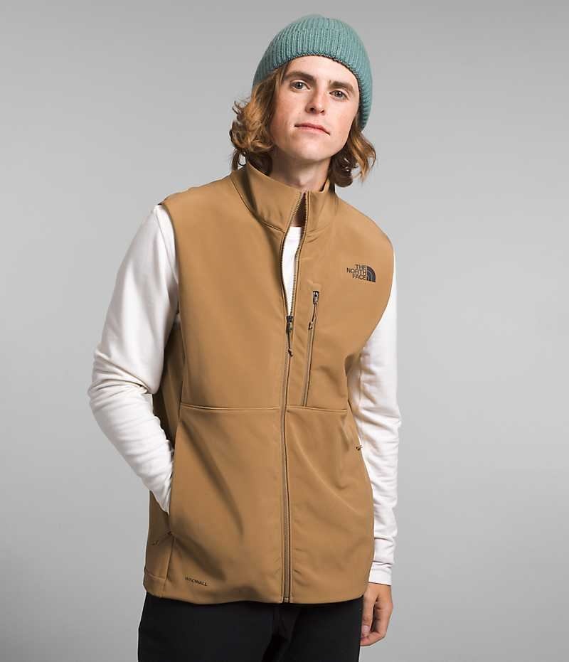 Chaleco The North Face Apex Bionic 3 Hombre Marrones | CHILE-NAZER