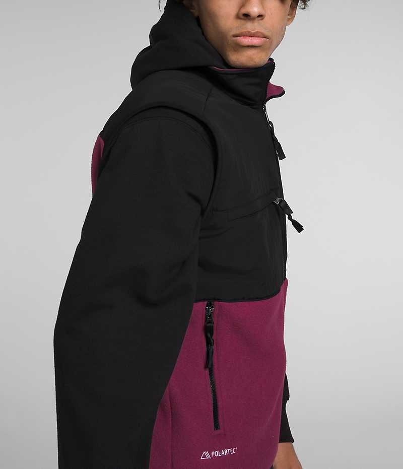 Chaleco The North Face Denali Hombre Fucsia Negras | CL-AVWMN