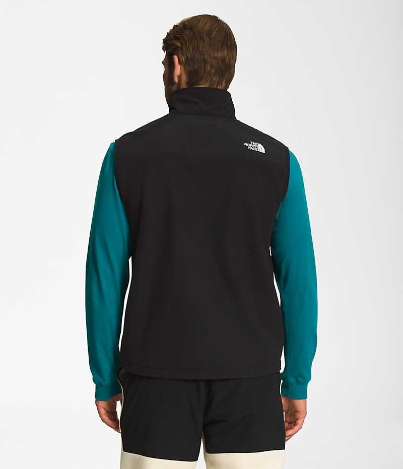 Chaleco The North Face Denali Hombre Negras | CHILE-RMQXI