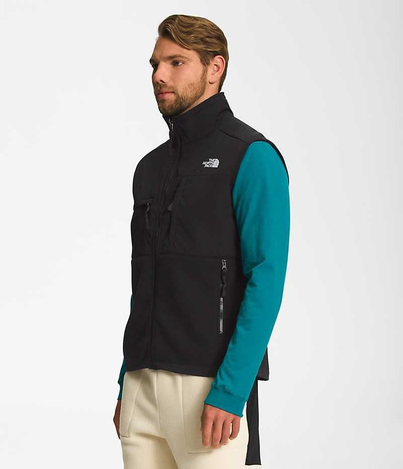 Chaleco The North Face Denali Hombre Negras | CHILE-RMQXI