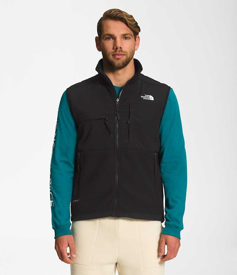 Chaleco The North Face Denali Hombre Negras | CHILE-RMQXI