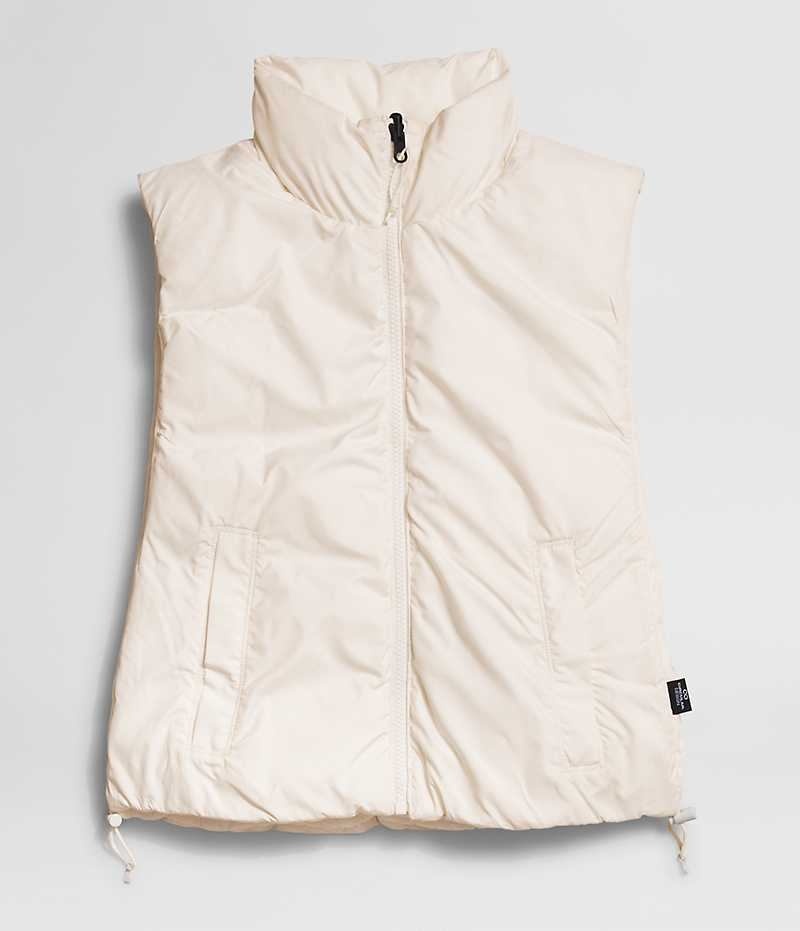 Chaleco The North Face Lhotse Reversible Mujer Blancas | CHILE-QTIBO