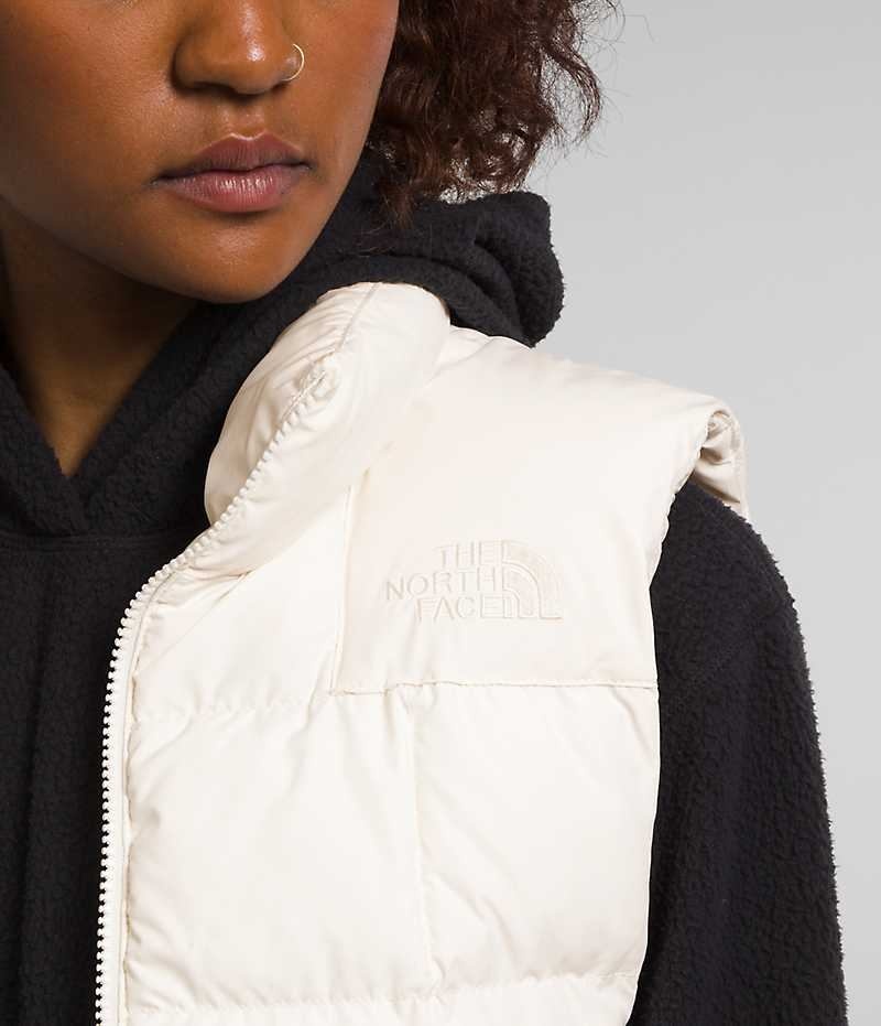 Chaleco The North Face Lhotse Reversible Mujer Blancas | CHILE-QTIBO