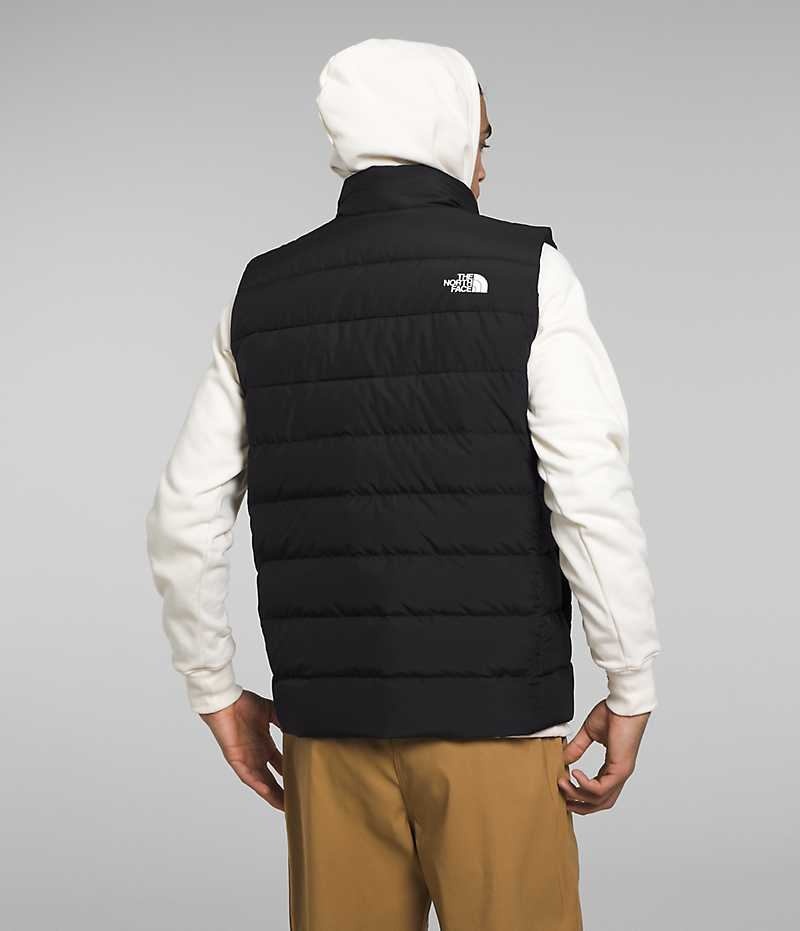 Chaleco de Plumas The North Face Aconcagua 3 Hombre Negras | CL-SFPNV