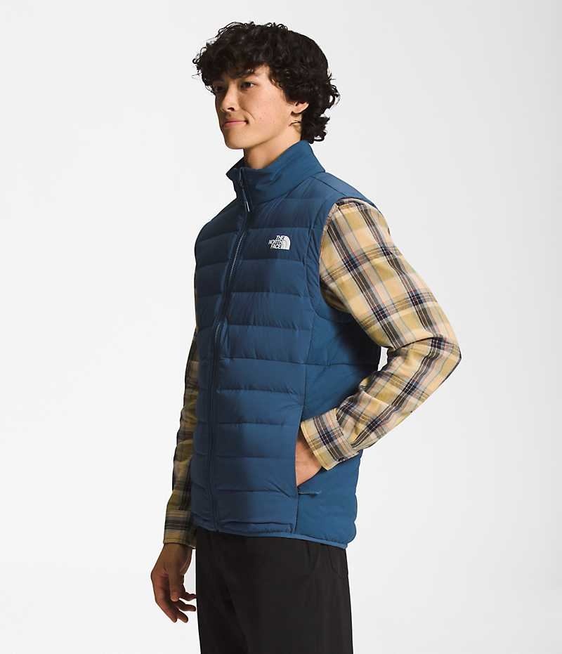 Chaleco de Plumas The North Face Belleview Stretch Hombre Azules | CL-ISNMC