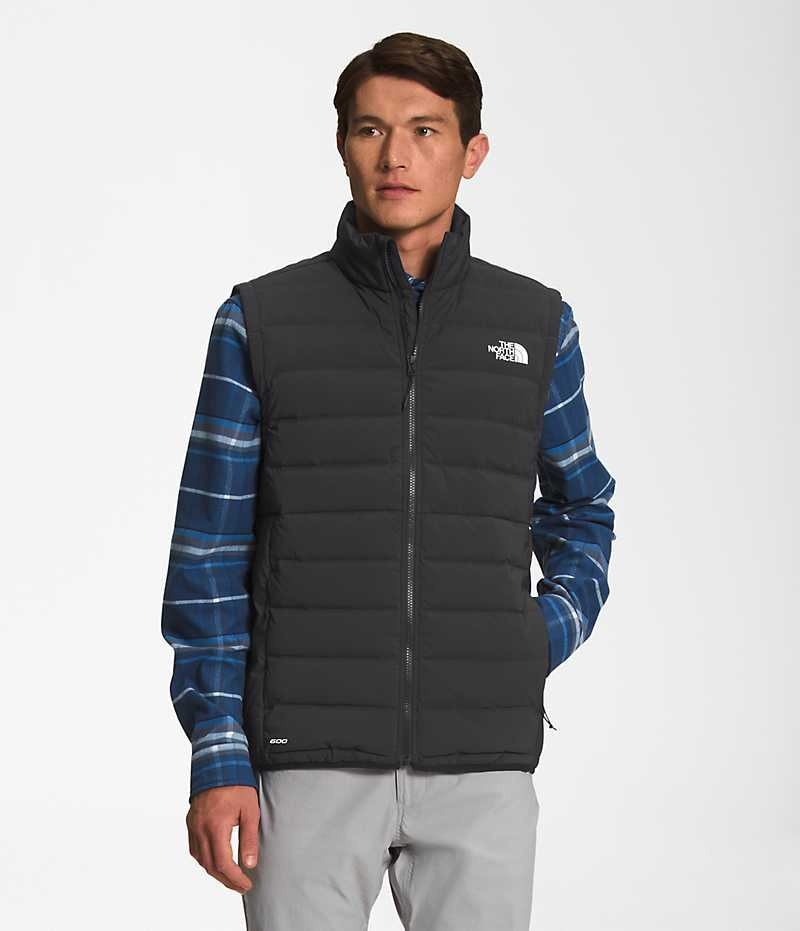 Chaleco de Plumas The North Face Belleview Stretch Hombre Negras | CHILE-WGKAQ