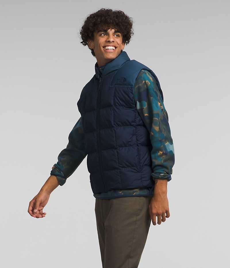 Chaleco de Plumas The North Face Lhotse Reversible Hombre Azul Marino | CL-HWDTP