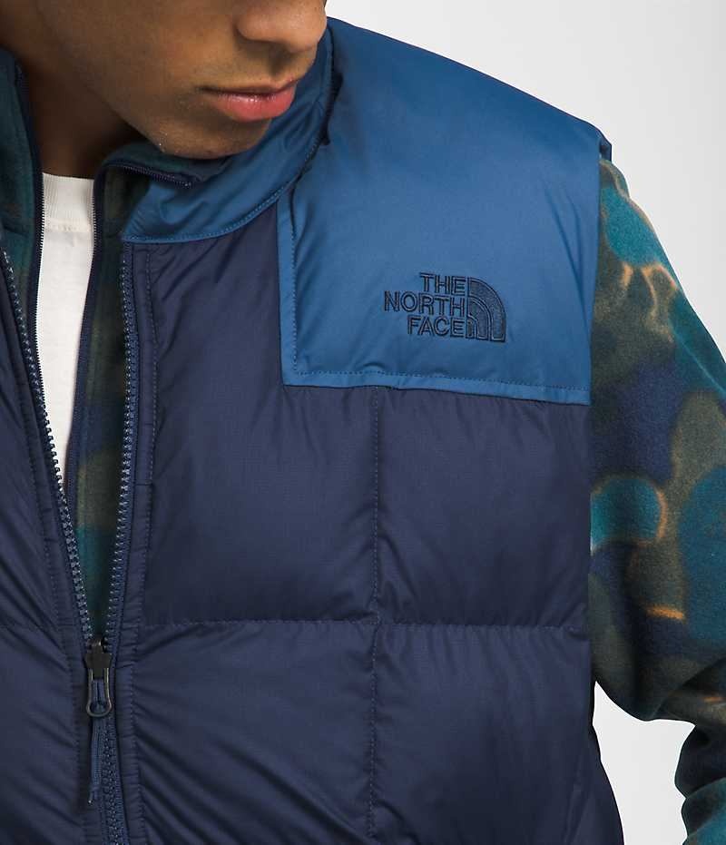 Chaleco de Plumas The North Face Lhotse Reversible Hombre Azul Marino | CL-HWDTP