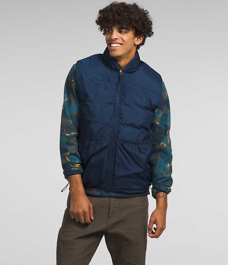 Chaleco de Plumas The North Face Lhotse Reversible Hombre Azul Marino | CL-HWDTP