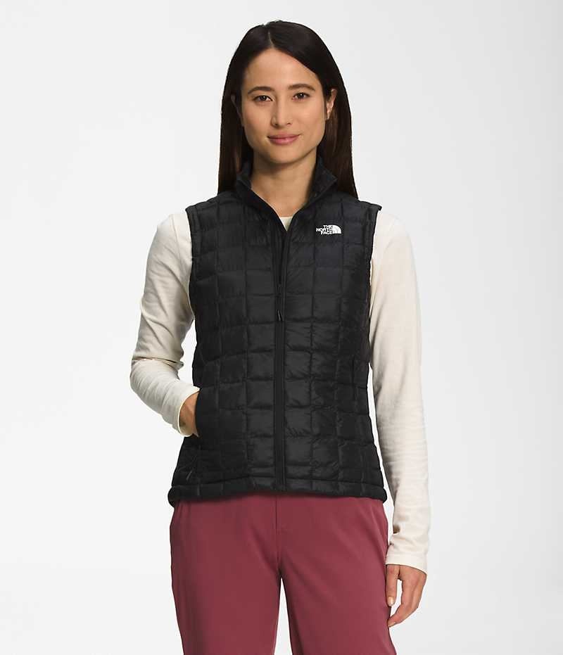 Chaleco de Plumas The North Face ThermoBall™ Eco 2.0 Mujer Negras | CHILE-WOGVE