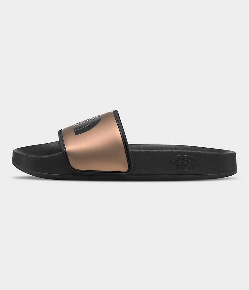 Chanclas The North Face Base Camp III Metallic Mujer Marrones Negras | CL-BGHNS