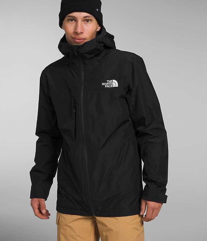 Chaqueta Con Capucha The North Face ThermoBall™ Eco Snow Triclimate® Hombre Negras | CHILE-APDEZ