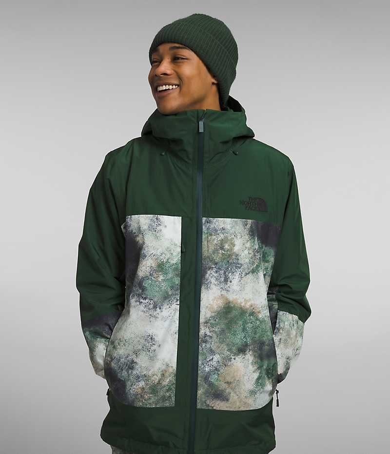 Chaqueta Con Capucha The North Face ThermoBall™ Eco Snow Triclimate® Hombre Verde | CL-SVJIB