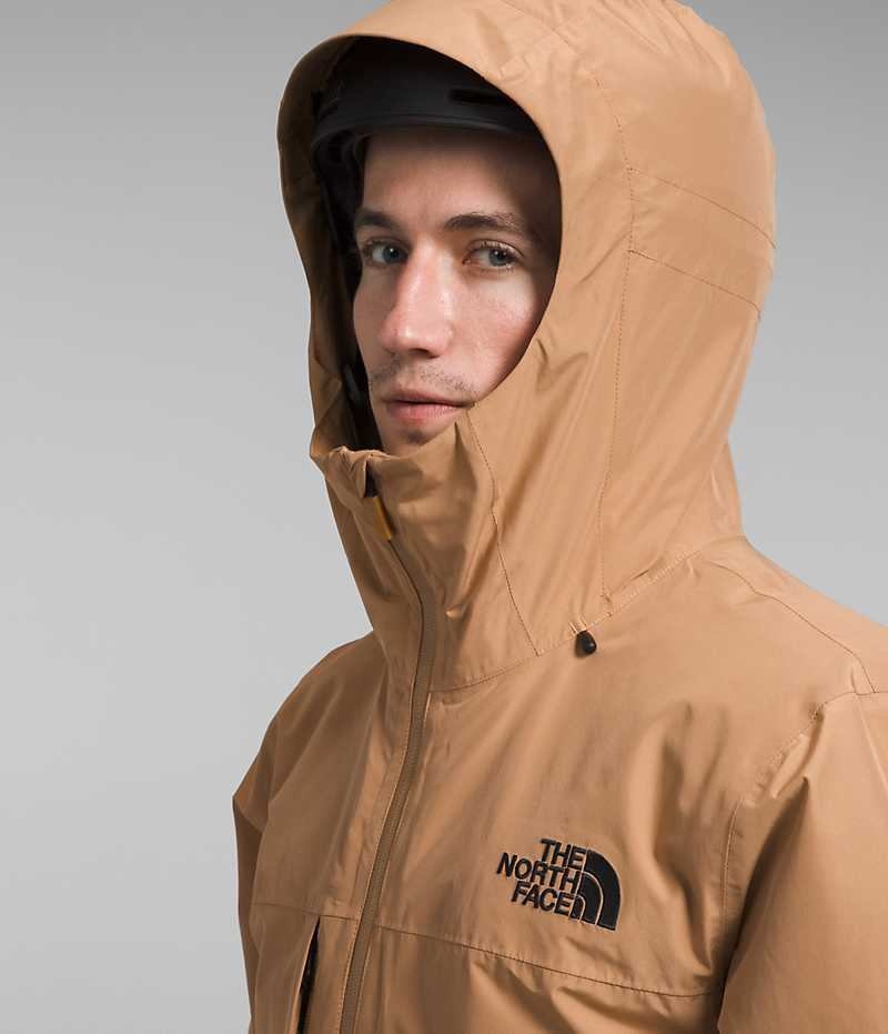 Chaqueta Con Capucha The North Face ThermoBall™ Eco Snow Triclimate® Hombre Kaki | CHILE-HCLFK