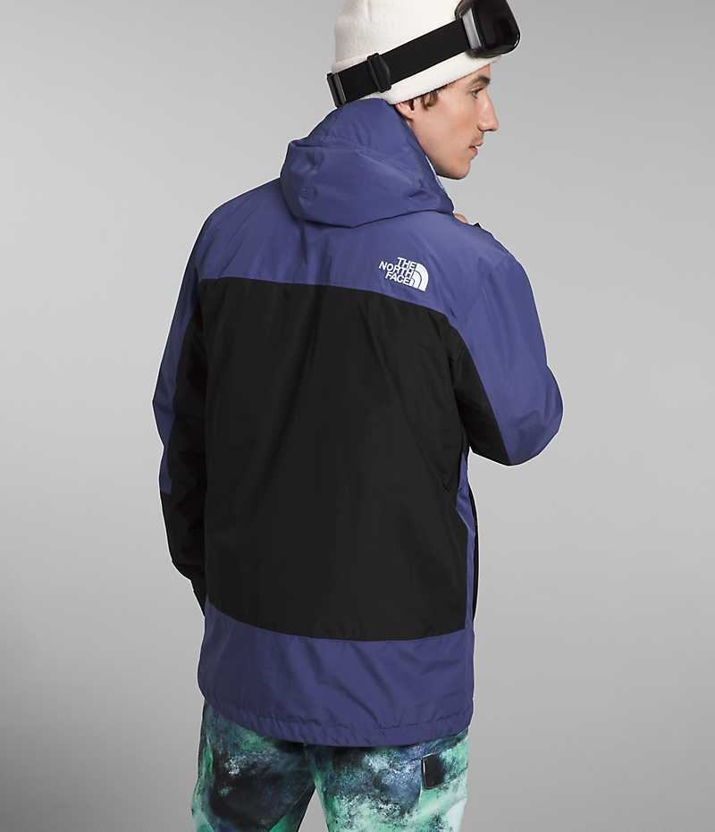 Chaqueta Con Capucha The North Face ThermoBall™ Eco Snow Triclimate® Hombre Azules Negras | CL-AHFME