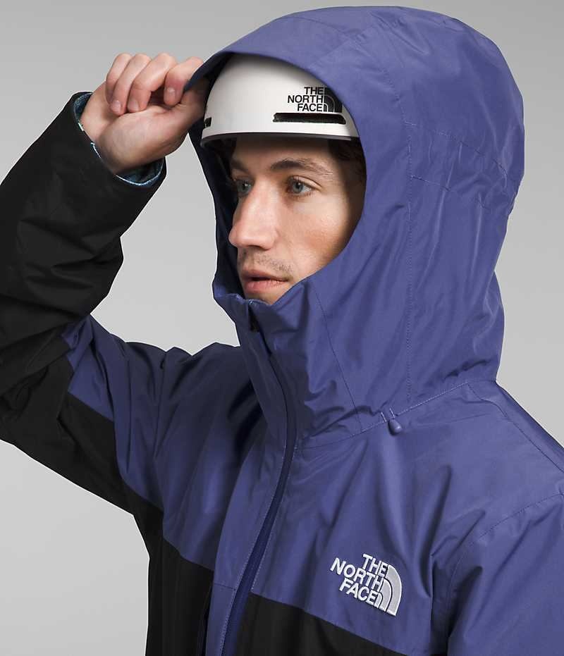 Chaqueta Con Capucha The North Face ThermoBall™ Eco Snow Triclimate® Hombre Azules Negras | CL-AHFME