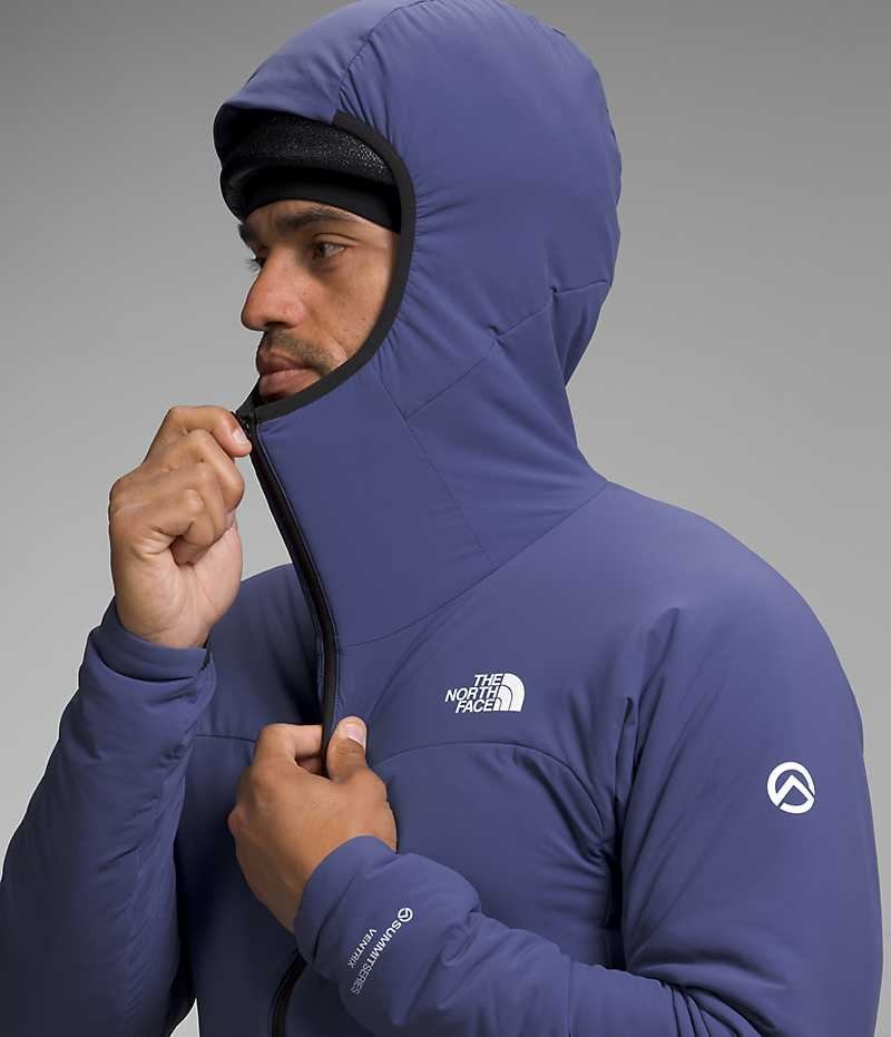 Chaqueta Hibrida The North Face Summit Series Casaval Hoodie Hombre Azules | CL-QGAHD