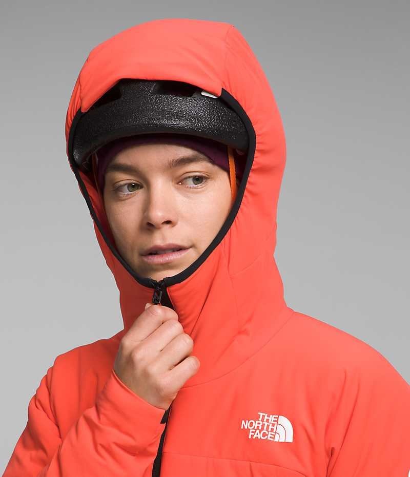 Chaqueta Hibrida The North Face Summit Series Casaval Hoodie Mujer Naranjas | CHILE-XWHRE