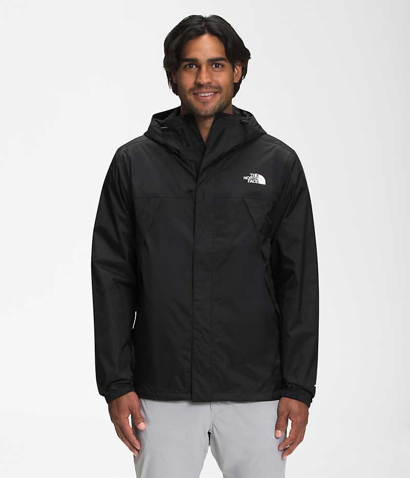 Chaqueta Impermeable The North Face Antora Hombre Negras | CL-JHLUX