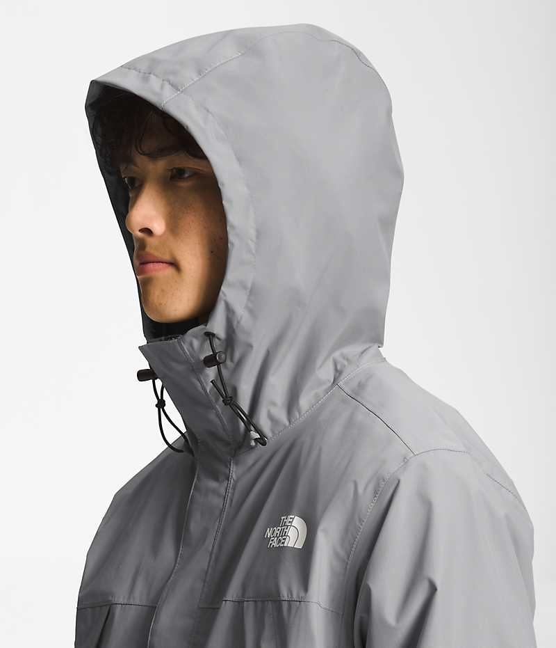 Chaqueta Impermeable The North Face Antora Hombre Gris | CHILE-ZGANC