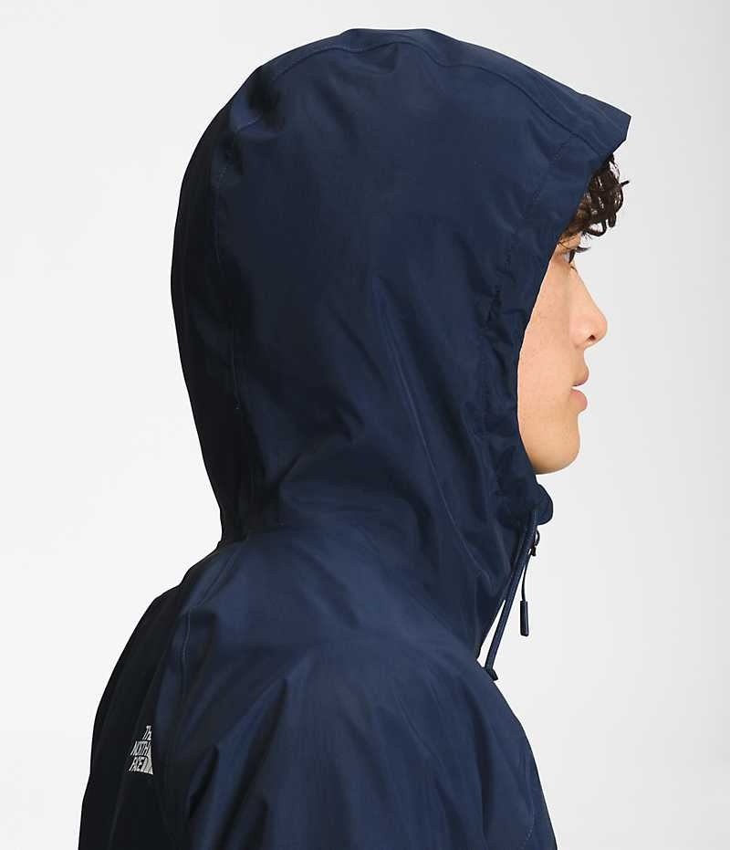 Chaqueta Impermeable The North Face Antora Hoodie Hombre Azul Marino Azules | CHILE-LAXNB